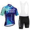 Set Fietsshirt + Korte Koersbroek 2024 Decathlon Ag2r Blauw
